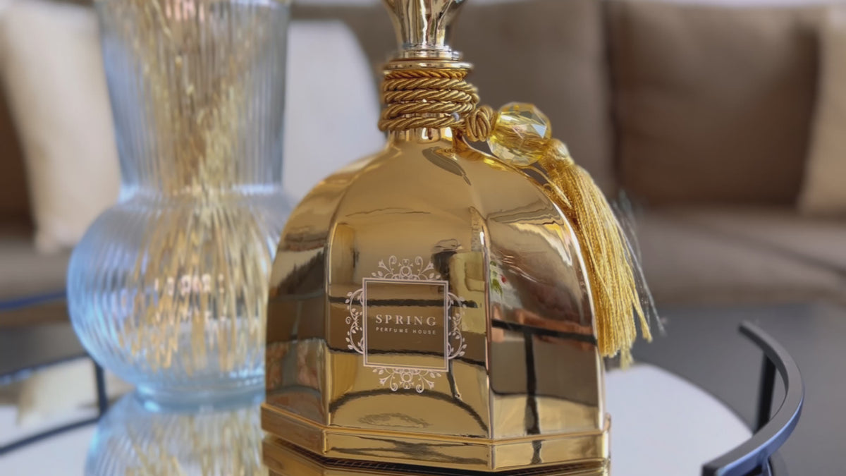 SPRING Fragrance Golden Reed Diffuser Set Very Large 10.14 Oz Frag